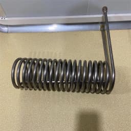 1PCS Titanium Tube Coil Evaporator for 1P 1.5 2 2.5 3 5P Aquarium Chiller Heat Exchanger Fish Tank in Seafood Pond