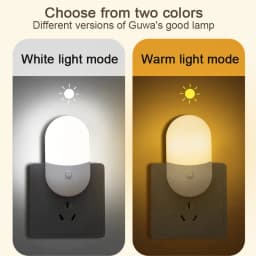 2PC Bedside  LED Night Lamp Mini Table Light EU US Plug Eye Protection Kids Use For Bedroom Living Room Baby Feeding Night Light