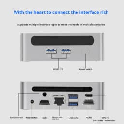 New AMD Ryzen3 R3 7330U MINI PC Windows 11 4Cores 8Threads DDR4 3200Mhz 256/512GB M.2 SSD WIFI6 BT5.2 Desktop pc game