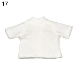 Doll Clothes Suits Stripe Shirt for 1/12 BJD Doll Clothes OB11 Doll T-shirt 1/11 Doll Panties Doll Cotton Socks Doll Accessories