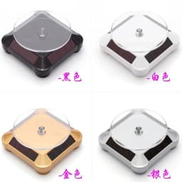 Rotating Table Mini Solar Display Stand Video Shooting Jewelry Stand Rotating Table Bracelet Product Display Jade Display Stand
