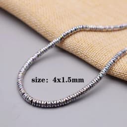 New color Natural Stone Hematite Beads Heart square Round disc Loose Spacer beads For Jewelry Making DIY