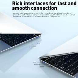 LENO 14.1"Laptop 16GB RAM 2TB SSD Windows 11 Intel N3700 Ultra Slim Notebook Gamer 1920*1080 Display Office Study Computer PC