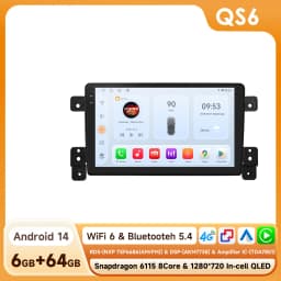 Hizpo 2 Din Android 14 Car Radio For Suzuki Grand Vitara 3 2005 -2015 Multimedia Video Player GPS 4G Carplay Auto Stereo 7862 BT