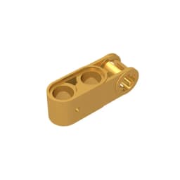 MOC PARTS GDS-936 Technical, Axle and Pin Connector Perpendicular 3L with 2 Pin Holes compatible with lego 42003 Assembles