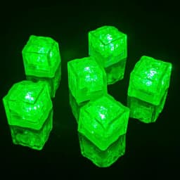1Pc Colorful LED Ice Cubes Light Waterproof Ice Cube Atmosphere Light Birthday Gift Party Bar Wine Glass Decor Baby Bath Toys