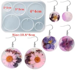 Keychain Pendant Twelve Constellation Silicone Mold For Epoxy Resin Casting Creative Earrings Jewelry Pendants Making Molds