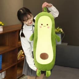 Giant Long&Fat Avocado Stuffed Plush Toy Filled Doll Fruit Cushion Pillow Soft Plush Doll Toy Child Baby Girl Birthday Gift