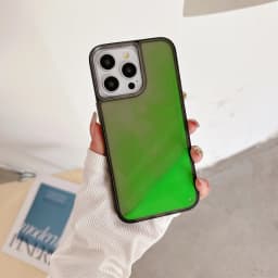 For iPhone 16 Pro Max 15 14 13 12 Case Shockproof Luminous Liquid Quicksand Hard,Slim Shiny Glow in Dark Night Light Phone Cover