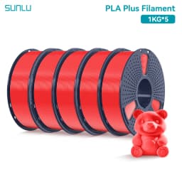 SUNLU 5KG PLAPLUS Filament 1.75MM Neatly Arranged No Knots No Bubble Eco-Friendly Non-Toxic Odorless Bright Color Good Toughness