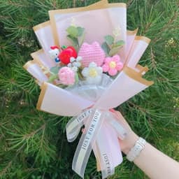 Artificial Flowers Creative Sanrio Hellokitty Bouquets Christmas Birthday Valentine Mother's Day Graduation Gifts