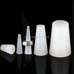 Conical Silicone Rubber Stopper HIGH TEMP Silicone Plugs Sealing Tapered Rubber Plug For Electroplating Paint