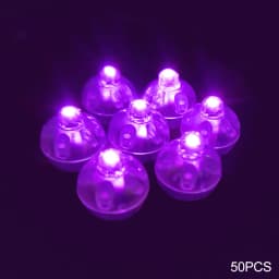 50pcs Round Balloon Lights LED Flash Colorful Luminous Lamps Mini Tumbler Ball Light For Christmas Wedding Party Decoration