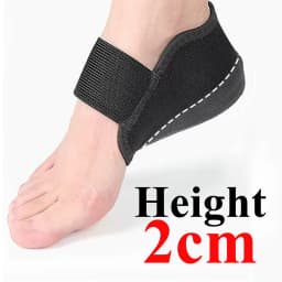 Height Increase Insole for Men Women Half Heel Protectors Heightening Shoes Sole Pad Shock Absorption Lift Heighten Foot Cushion