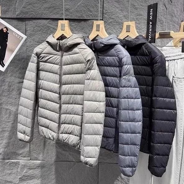 Comfortable Skin-Friendly Fleece Lined Hooded down Cotton Jacket for Men And Women Casual Youth Fashion Autumn Zipper Pure Color