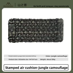 MOUNTAINHIKER Outdoor Camping Inflatable Mattress Sleeping Pad With Pillows Ultralight Air Mats for Backpacking Hiking Fishing