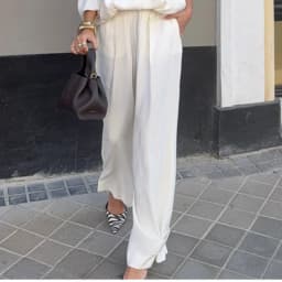 Casual Women's White Jacket Pants Set Loose Stand Collar Full Sleeve Single Breasted Jackets Wide Leg Pant 2026 Spring Suit