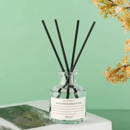 50ml Fireless Aromatherapy Set Freesia Jasmine Fragrance Oil With Reed Diffuser Office Home Decoration Air Freshener Fragrance
