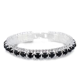 New Arrival 925 Sterling Silver Silve Women Classic Jewelry Holiday Gift Clear Red Cubic Zircon Bracelet& Bangle Wholesale