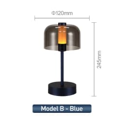 Modern Retro Nordic Desk Lamp Rechargeable Indoor Table Lamp Camping Lamp Night Light for Bedroom Campe Reading Home Decoration