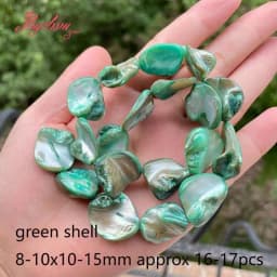 Natural Shell Coin Freefrom Stone Beads Loose DIY Strand 15 Inch For Necklace Bracelet Earring Jewelry Making