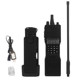Tactical BB Balls Loader Box Electric Counting PRC-152 Radio Model Pouch Compatible MOLLE Vest Airsoft M4 5.56 BBs Storage Case