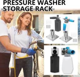 Pressure Washer Foam Cannon Holder Pressure Washer Nozzle Tip Holder 1/4" Quick Connect Foam Cannon Mount Pressure Washer Tool