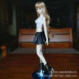 60cm BJD Doll's Clothes Skirts 1/3 bjd Wakatide's Winter Leather Suit fullset cloth for 60cm BJD Doll