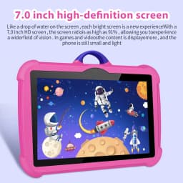 2026 New 7 Inch 5G WiFi Tablet For Children Learning Education Kids' Tablets Quad Core 4GB RAM 64GB ROM Dual Cameras Android 13