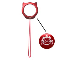Super Light Aluminum Alloy Cute Finger Ring Phone Lanyards Strap Keychain Lanyard for Keys