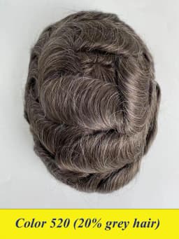 Bond--Male Hair Prosthesis Mono Lace,PU Front And NPU Back Men's Wig Durable Men's Capillary Prothesis 100% Natural Wigs For Men
