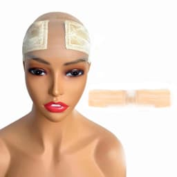 Lace Wig Grip Band with Non-Slip Silicone Strip, Adjustable Velvet Wig Grip Band for Lace Front Wigs,Wig Melting Band for Women