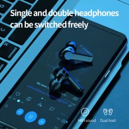 M19 Bluetooth Headset Wireless Tws Gaming Support Noise-cancelling Touch In-ear Mini Emergency Power Bank Headset