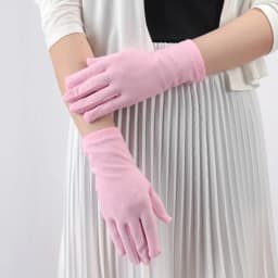 New Solid Fashion Women's Gloves Manner Ceremonial White Elastic Sunscreen Mittens Female UV-Proof Sun Protection Driving Gloves