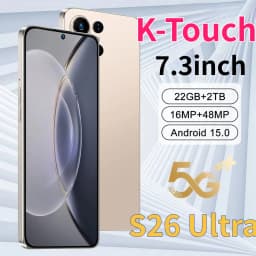 K-Touch S26 Ultra 7.3HD Smartphone Android 15 22G+2TB Mobile Phones 5G Dual SIM Cell Phone 7800mAh Unlocked 16+48MP Global Version Cellphones