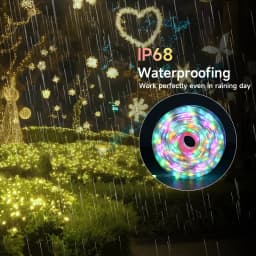 WS2811 3Pin 12V Smart Garland LED Lights Cuttable Programmable Ramadan Lights Decoration Room Decor
