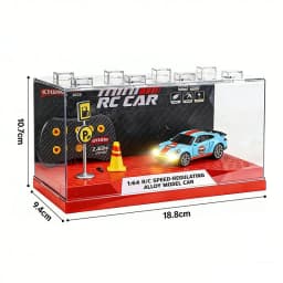 2026 Upgraded RC Car 1:64 Mini Alloy RC Drift Car Easy to Carry, 60mins Life. Exquisite Gift Box An Ideal Toy Gift for Children