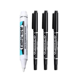 1/4Pcs White Permanent Paint Pen Set for Wood Rock Plastic Leather Glass Stone Metal Canvas Ceramic Deep Hole Marker 0.7mm