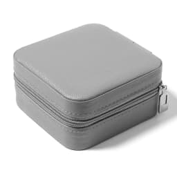 1 Pc Portable Travel Mini Jewelry Box Leather Jewelry Ring Necklace Organizer Case Storage Gift Box Girls Women