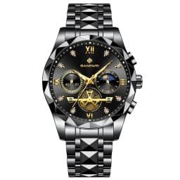LIGE Automatic Watch for Men Top Original Luxury Skeleton Flywheel Mechanical Wristwatches Classic Calendar Business Man Watch