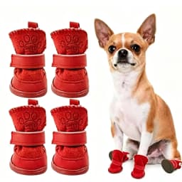 Best Selling Warm Winter Pet Shoes for Small Dogs Non-slip Dog Cat Snow Boots Chihuahua Shih Tzu Shoes Mascotas Zapatos Perro