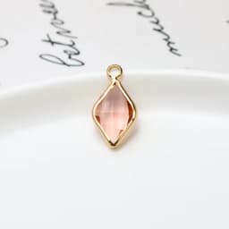 1pcs Diy Jewelry Copper Edging Gold Plated Drop Pendant Necklace Earrings Bracelet Small Accessories Material Handmade Charms