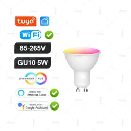Tuya E27 GU10 E14 Smart Bulb Bluetooth WiFi Zigbee Dimmable Smart LED Lamp RGBCW LED Light Bulb Work With Alexa Google Assistant