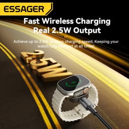 Essager Magnetic Wireless Charger for Apple Watch 8 7 6 5 4 3 2 SE Portable USB Type C Magnetic Fast Charger for iWatch Ultra