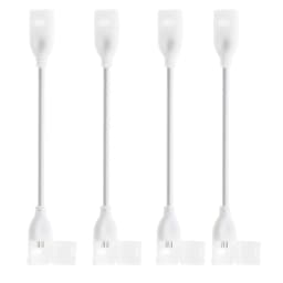 COB Led Strip Light Fix Clips Connector Accessories 220V EU LED Strip Plug For cob 360LEDs 12mm Light Strip Connector 2pin
