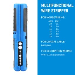 RG59/RG6 Multifunctional Portable Pen Coaxial Cable Stripper Wire Stripper Handle Tools Stripping Cutter Pliers Hardware Tool