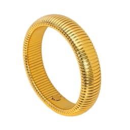 New 316L Stainless Steel Two Three Laps Elastic Charms Bracelet for Women Men Gold Color