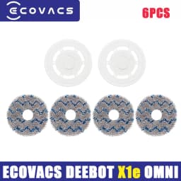 Ecovacs Deebot X1e Omni TURBO Vacuum Cleaner Robot Filter Side Brush Cleaning Cloth Spare Parts Dust Box Accessories