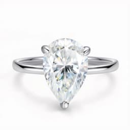 OEVAS 1-4ct Pear Cut Moissanite Diamond Rings For Women 925 Sterling Silver Sparkling Wedding Band Party Fine Jewelry Gift