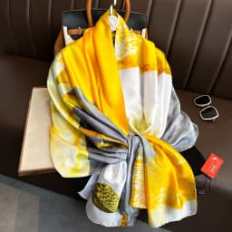 Luxury Design 180X90CM Long Shawls Beach Women Square Scarves Popular The Four Seasons Bandanna Sunscreen New Style Silk Scarf